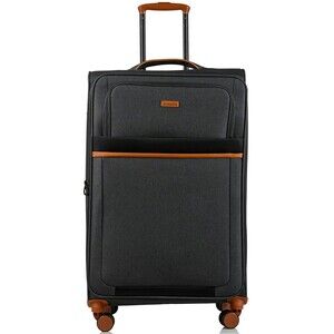 CHAMPS Classic II Collection 1-piece Softside Luggage  suitcase 20”Grey GREY